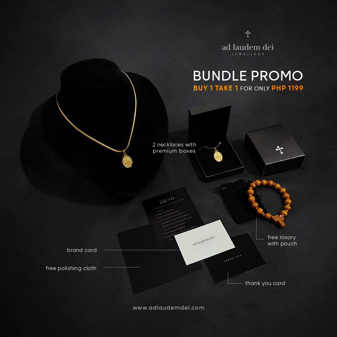 BUNDLE PROMO: Buy 1 Take 1 with Free Rosary